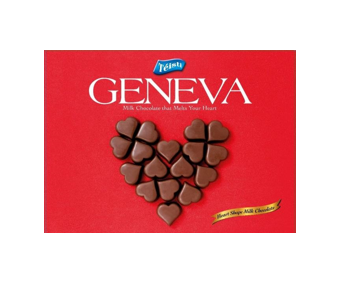 Teisti Geneva Milk Heart chocolate Teisti Geneva Milk Heart chocolate