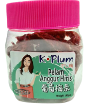 K- Plum- Buah Pelam Anggur Hiris Kering/ Dried Fruit Grape Slice