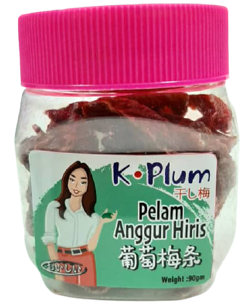 K- Plum- Buah Pelam Anggur Hiris Kering/ Dried Fruit Grape Slice K- Plum- Buah Pelam Anggur Hiris Kering/ Dried Fruit Grape Slice
