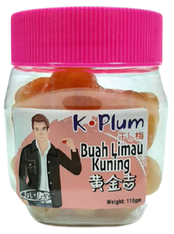 K- Plum- Jeruk Buah Limau Kuning/ Preserve Dried Fruit Yellow Lime K- Plum- Jeruk Buah Limau Kuning/ Preserve Dried Fruit Yellow Lime