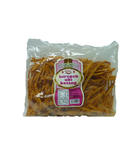 Deshira-Kerepek Ubi Batang Pedas
